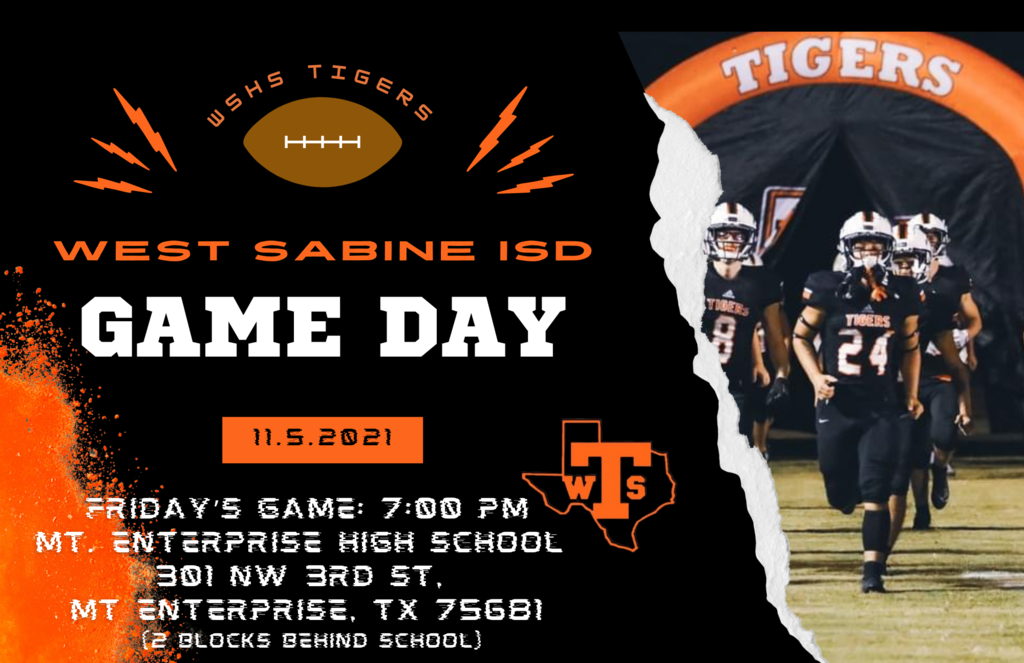 Gameday Flyer Mt. Enterprise Varsity